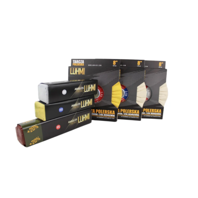 LUHMI-Kit 3 discuri de lustruire și 3 paste pentru polish